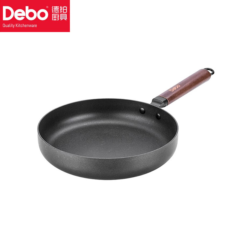 徳铂（Debo） DEP-563罗贝尔煎锅碳钢不粘平底锅燃气锅具平底煎锅易清洁26cm
