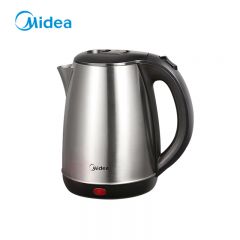 美的（Midea） MK-AEK1719 电热水壶烧水壶1.7升容量304不锈钢内胆1500W快速沸腾自动断电
