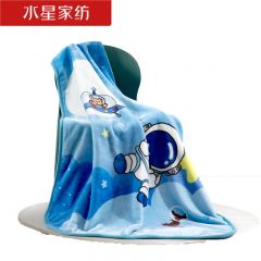 水星家纺 雪貂绒毯100*140cm梦幻星空