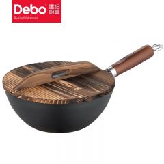 德铂（Debo） 欧岱拉无涂层炒锅炒菜锅DEP-864