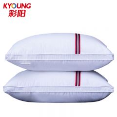 彩阳 图色磨毛彩条立体枕 对枕 48*74cm