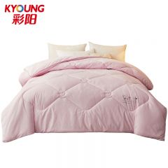 彩阳 典雅粉磨毛印花羊毛被 200*230cm5斤