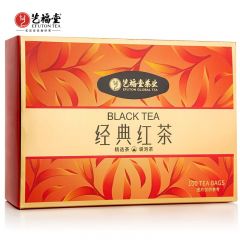 艺福堂 茶叶红茶 经典红茶2g*100袋 经典红茶多泡下午茶袋泡茶包盒装独立包装