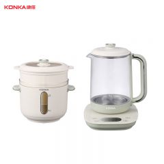 康佳（KONKA） KYSH-3083E-M养生壶1.8L大容量烧水壶家用办公室多功能煮茶壶养生壶+电煮锅