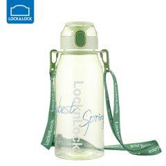 乐扣乐扣（locknlock） 耐冷热一键开启密封不漏便携提手水杯顿顿直饮壶高颜值1.1L大容量 HLC683GRNFU绿色 1.1L 1个