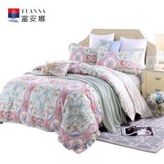 富安娜  床单四件套  北欧假期  203*229cm
