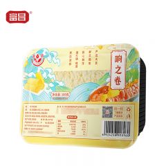 富昌 黄豆制品南北干货 腐竹豆皮素肉炒菜火锅凉拌食材 响铃卷响之卷 响铃卷 响之卷100g