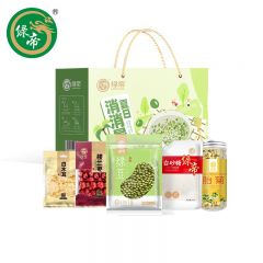 绿帝 夏日消消暑1.385kg 清凉降暑干货杂粮绿豆汤粥料福利礼品送礼盒