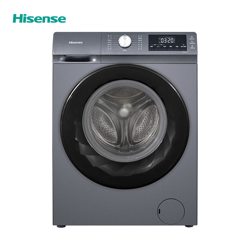 海信（Hisense）WG100N1S大容量全自动滚筒洗衣机 50cm纤薄机身 蒸汽除菌 10KG