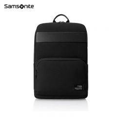 新秀丽（Samsonite） NU4*09018背包双肩包简约商务通勤男士书包电脑包大容量抗菌内里黑色