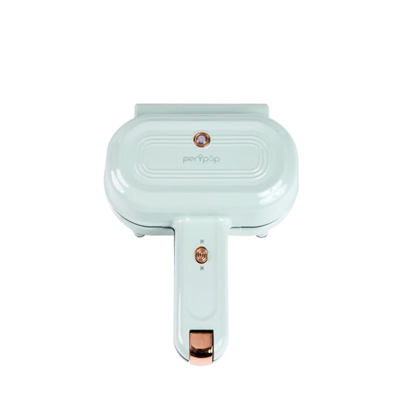 PERIPOP 三明治早餐机面包机家用多功能加热吐司压烤机 绿色 EL-3020A