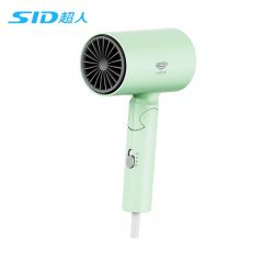 超人（SID） HD1658家用电吹风机水润负离子大风量速干便携简约吹风筒宿舍学生旅行用电吹风 折叠便携款绿色