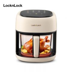 乐扣乐扣（LUCK&LUCK）  EJF3975WHT家用新款多功能大容量智能迷你4升小炸锅机空气炸锅