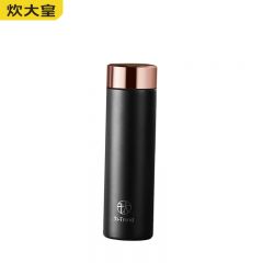 炊大皇（COOKER KING） TX48A2保温杯办公室高档商务水杯钛杯 抑菌水杯男女茶水杯 480ml 睿智黑