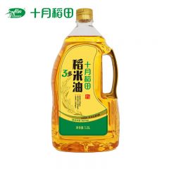 十月稻田（SHIYUEDAOTIAN） 家庭烹饪家用炒菜煎炸油 食用油 一级 3多稻米油1.8L/桶