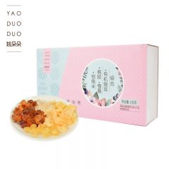 姚朵朵 桃胶雪燕皂角米有机银耳组合营养滋补 糯润养组合230g