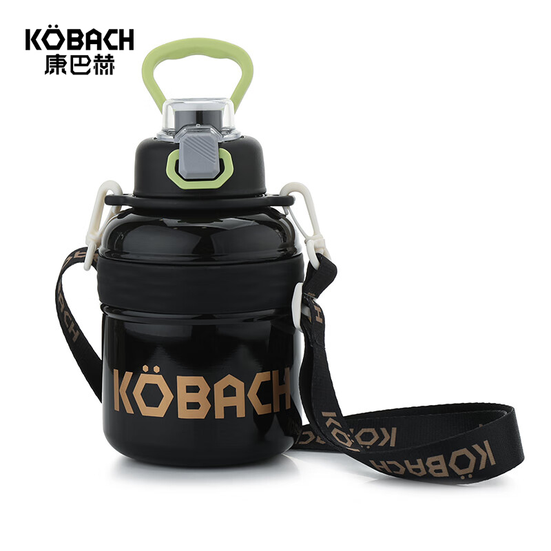 康巴赫（KBH）  随行墩墩保温壶（黑金色）  LPH93B01  930mL