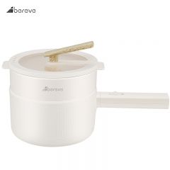艾贝丽（Abereve） ABL-DZ21 2L容量 双层搭配 陶瓷釉内胆 一锅多用电煮锅（带蒸笼）白色