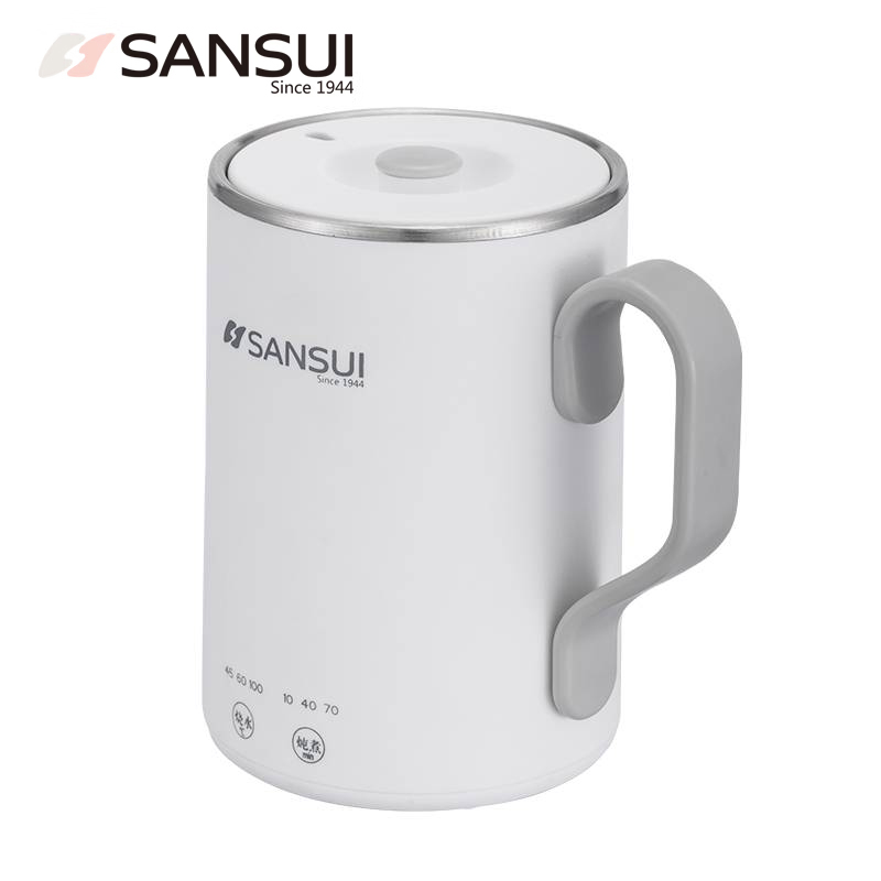 山水（SANSUI） SDR-036B2 随身养生杯350ml 304不锈钢内胆多功能电热随身养生杯 白色