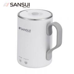 山水（SANSUI） SDR-036B2 随身养生杯350ml 304不锈钢内胆多功能电热随身养生杯 白色