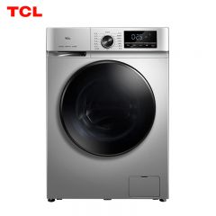 TCL XQG100-F1CHB十公斤全自动滚筒洗衣机古典灰大容量 微蒸空气洗 蒸汽除菌 热力除菌 变频洗烘一体滚筒洗衣机