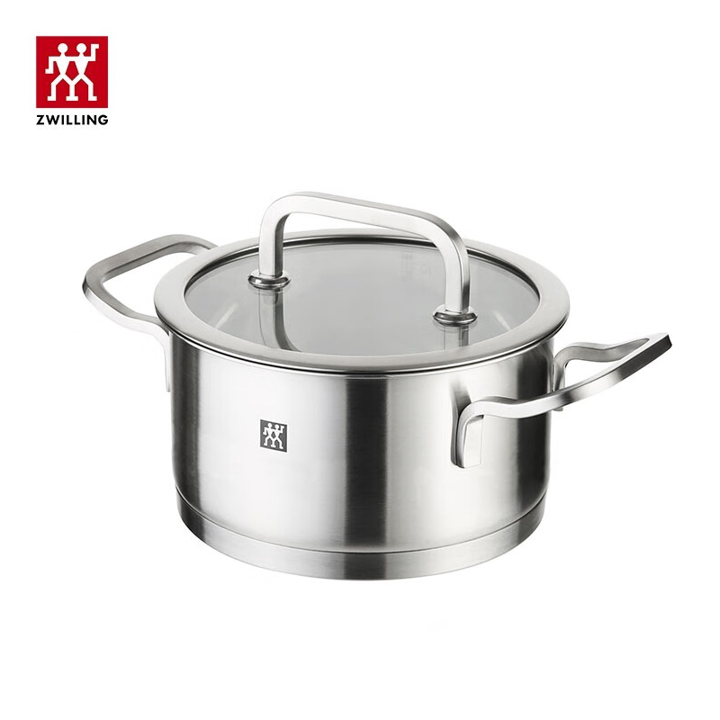 双立人（ZWILLING） ZW-C126平底锅煎锅炒菜锅煎饼煎蛋锅牛排锅锅具厨具16cm双耳炖锅