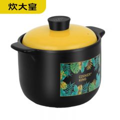 炊大皇（COOKER KING） 砂锅汤锅炖锅 家味煲陶瓷砂锅煲4L容量煮粥焖饭养生高汤锅 TCX3852