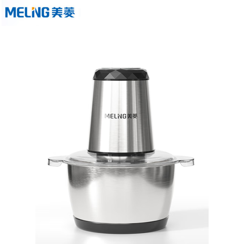 美菱（MeiLing） MM-LC2011(不锈钢款)可调档快速剥蒜绞肉灌肠食品加工器碎肉机