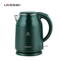 利仁（Liven） 烧水壶 1.8L大容量电热水壶 304不锈钢双层防烫烧水壶暖水壶 LPSH-60