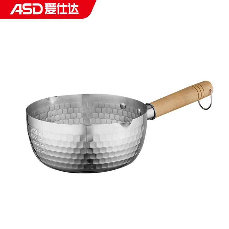爱仕达（ASD） 爱仕达奶锅汤锅不锈钢奶锅宝宝辅食锅一锅多用 18CM NS18B2TG