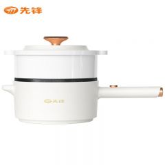 先锋（Singfun） DRG-D1501涮煮煎炒温控保护不粘锅多功能电煮锅白色