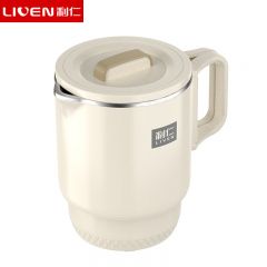利仁（Liven） 电水壶热水壶烧水壶折叠水壶双层防烫304不锈钢无缝全钢智能断电 ZDSH-J8060