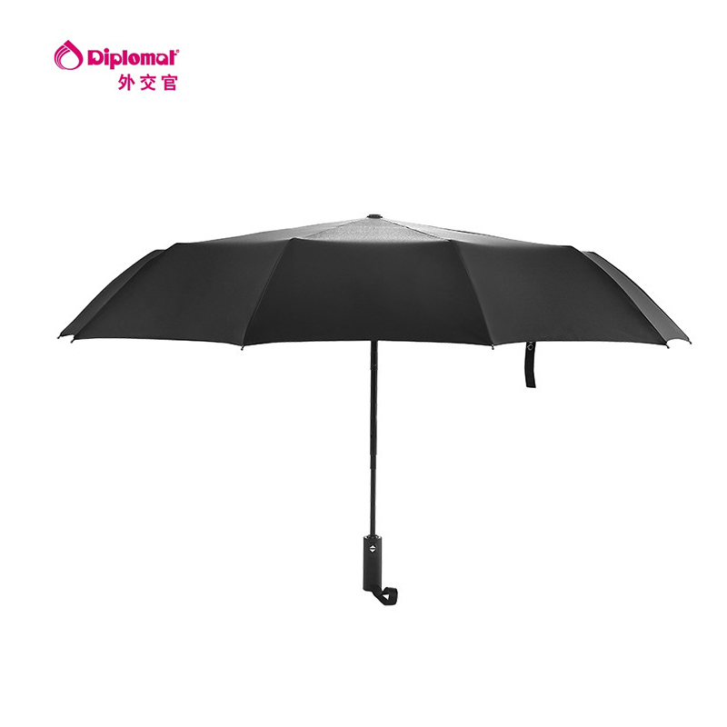外交官 户外自开收晴雨伞DFJ-605 黑色