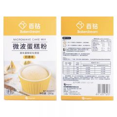 百钻 微波蛋糕预拌粉 奶香味200g 小麦粉烘焙原料