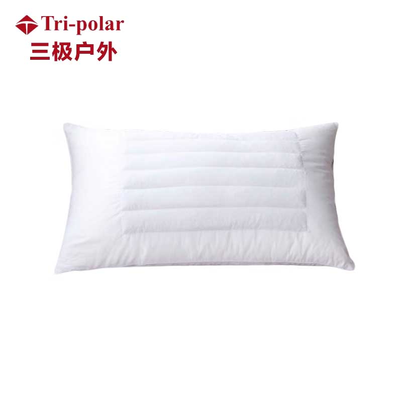 三极户外（Tri-Polar） TP2984荞麦枕头枕芯双面两用枕白色46*74cm
