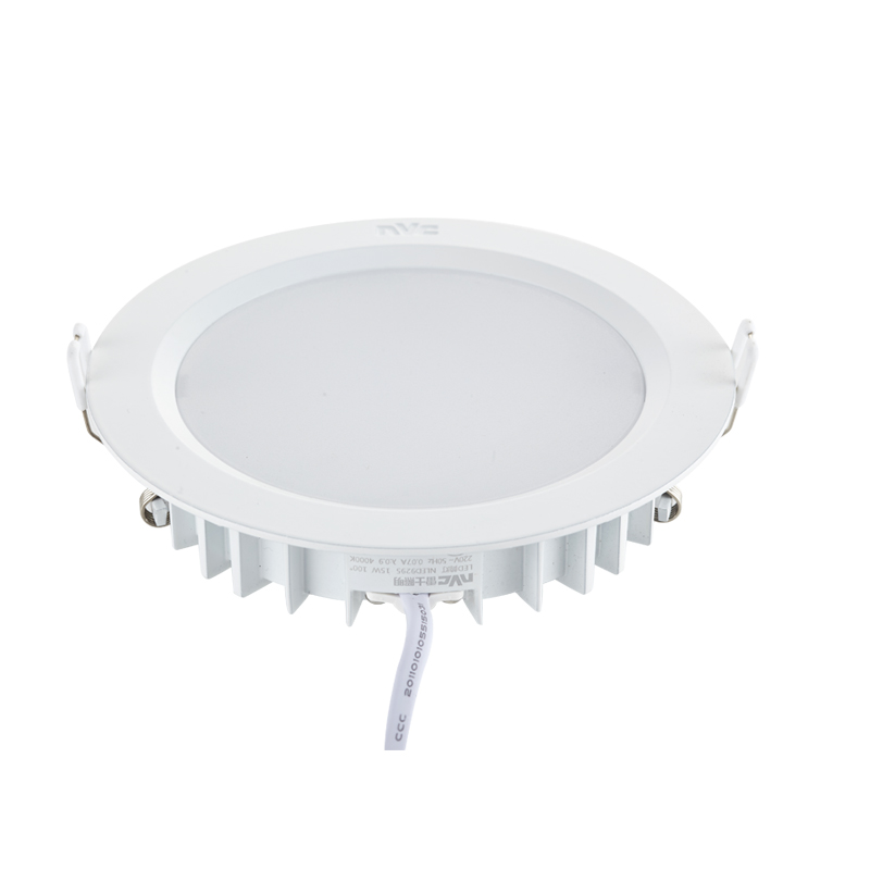 雷士照明 NLED9295-15W-3000K LED筒灯吸顶嵌入式超薄天花洞灯客厅射灯