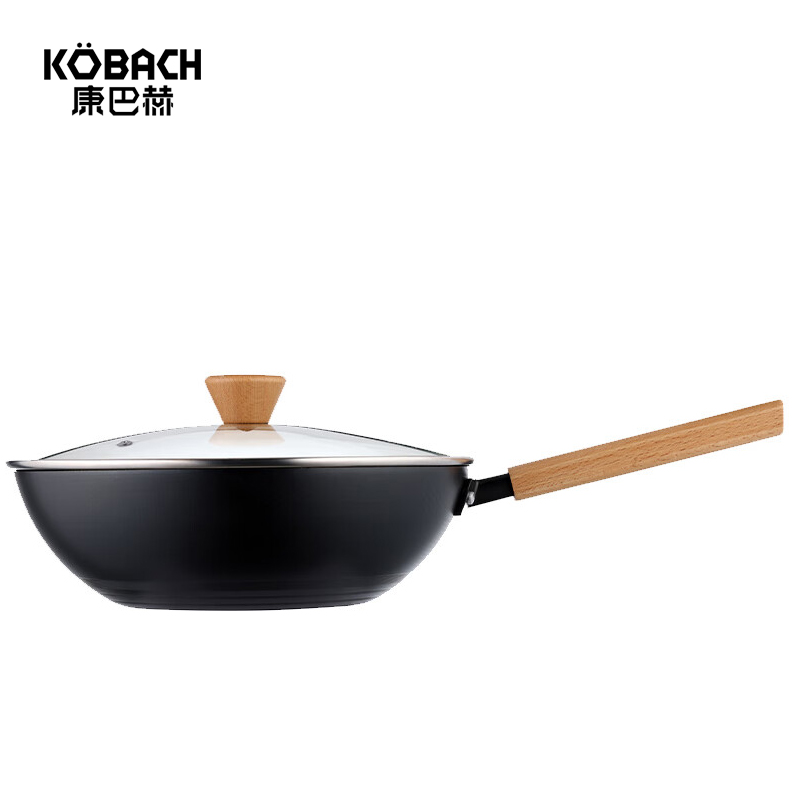 康巴赫（KBH）  臻选两件套  LPB-T02Z（30CM炒锅+17.5CM切菜刀）