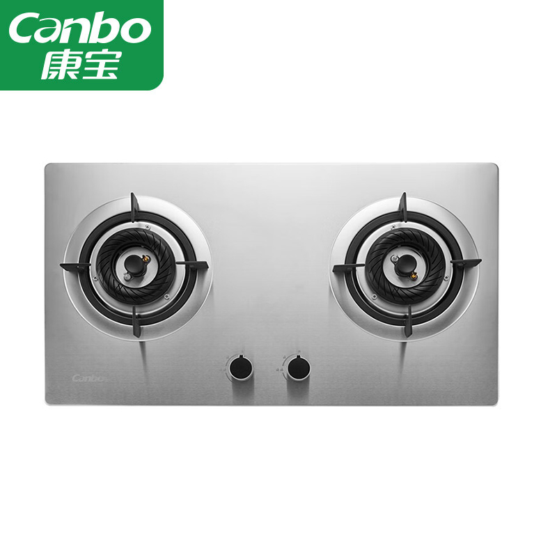 康宝（Canbo） 燃气灶煤气灶双灶猛火家用天然气液化气 台嵌两用灶具JZY/T-2QL360B