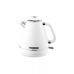 施耐德（Schneider） SWK-XS01W 复古电热水壶进口烧水壶1.8L大容量 自动断电 泡茶烧水 304不锈钢内胆 【复古时光】1.8L容量 精准控温 珍珠白