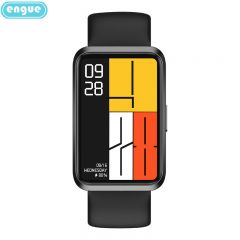 恩谷（ENGUE） EG-T1 超薄大屏智能通话手表多功能蓝牙通话心率血压运动手表手腕表硅胶