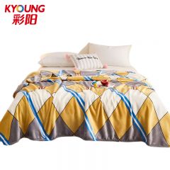 彩阳 诺言珊瑚绒印花毛毯 200*230cm
