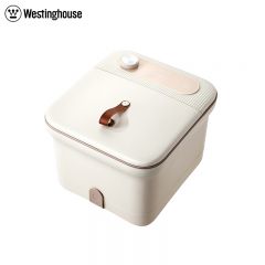 西屋（Westinghouse） 足浴按摩器WZY413米色自动加热恒温足底按摩滚轮