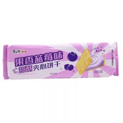 康师傅 甜酥咸酥夹心饼干80g*24袋 果香蓝莓味 多口味办公室早餐休闲零食小吃