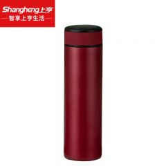 上亨（shangheng） 316不锈钢智能数显保温杯大容量便捷商务杯 团圆红【500ML智能测温】SHZH-CFBD006-L