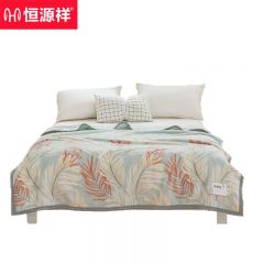 恒源祥家居 香格里拉毛毯 简约风加大加厚床上盖毯单人1.5m  180*200cm