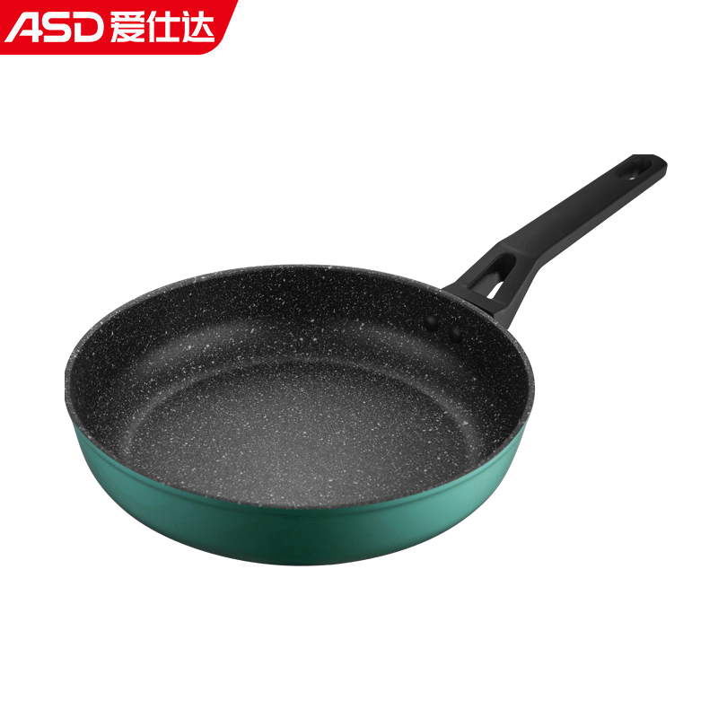 爱仕达（ASD） JL24Q2TG煎锅麦饭石色不粘煎蛋锅牛排锅轻油少烟平底锅 明火适用24cm