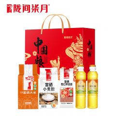 陇间柒月 米面油组合中国粮B五谷杂粮粮油礼包福利伴手礼