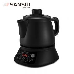 山水（SANSUI） SYH-2531中药壶3L智能水量设定耐高温陶瓷内胆大容量黑色