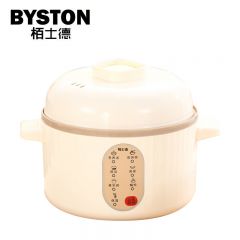 栢士德（BYSTON） 电炖锅 多功能电砂锅白瓷内胆隔水炖汤煲BB粥迷你电炖盅 BSD-WG108 白色