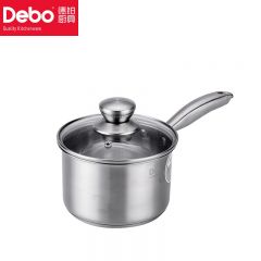 徳铂（Debo） DEP-607蒂诺奶锅汤锅小煮锅304不锈钢复底16cm